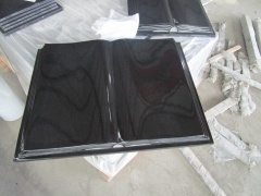 China Black Granit Grabstein Buch