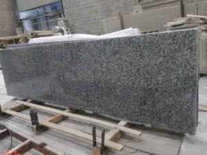 Big Flower White Grey G439 Granit-Halbplatten