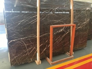 St Laurent Brown Chinesische Marmorplatten Fliesen Poject