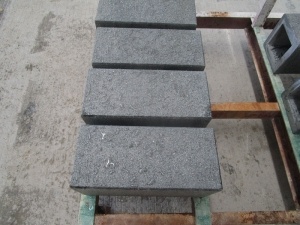 Flamed Brushed G654 China Padang Dunkelgrauer Granit