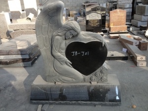 Shanxi schwarzer Engel gravierte Denkmäler