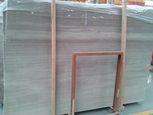 graue Holzvene-Look Marmorplatten für Bodenbeläge