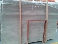 polierte fertige graue Holzmarmorplatten