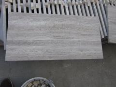 weiße Holzmaserung Marmorboden Küchenfliese