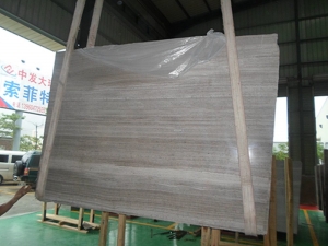 graue Holzvene-Look Marmorplatten für Bodenbeläge