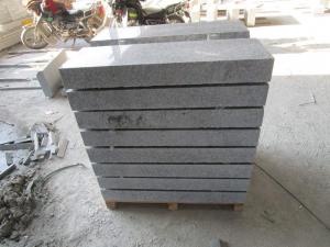 g602 weißgrauer Granit-Bordstein für Auffahrten