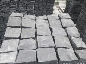 Shanxi schwarzer Granit natürliche Würfel gepflasterten Bürgersteig