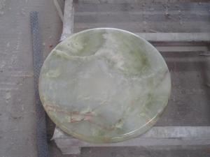 Grün Onyx Marmor Küche Arbeitsplatte Stein Runde Tops