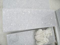 Polierte G375 Gray Granitplatte Schritte