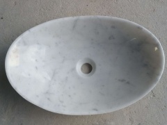 Bianco Carrara Weiß Marmor Waschbecken