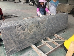 China Juparana Granit benutzerdefinierte Küche Zählerplatte