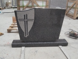 Neue Grabsteine ​​für Grabsteine ​​aus G654 Cross Carving Grabstein