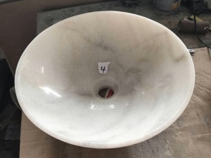 Guangxi-Marmor-Runde Sink Standardabmessungen