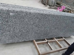 Big Flower White Grey G439 Granit-Halbplatten