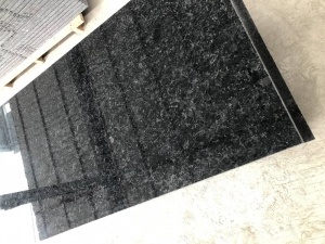 Hohe polierte schwarze Granit-Wand-Bodenfliesen Angolas