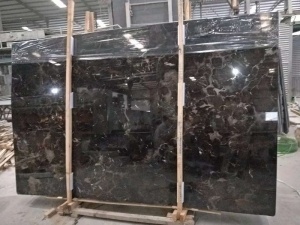 China Dark Emperador Brown Marmorplatten Fliesen