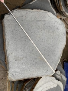 Grey Basalt Flagstone Walkway Pavers Gelegentlicher Fertiger