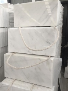 Orientalische weiße Marmorplatten-Fliesen für Bodenbelag und Wand