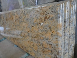 kaiserlichen goldgelben Granit Küche benutzerdefinierte Steinplatten