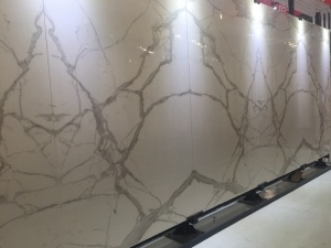 Carrara White Nano Kristallglas Steinplatten